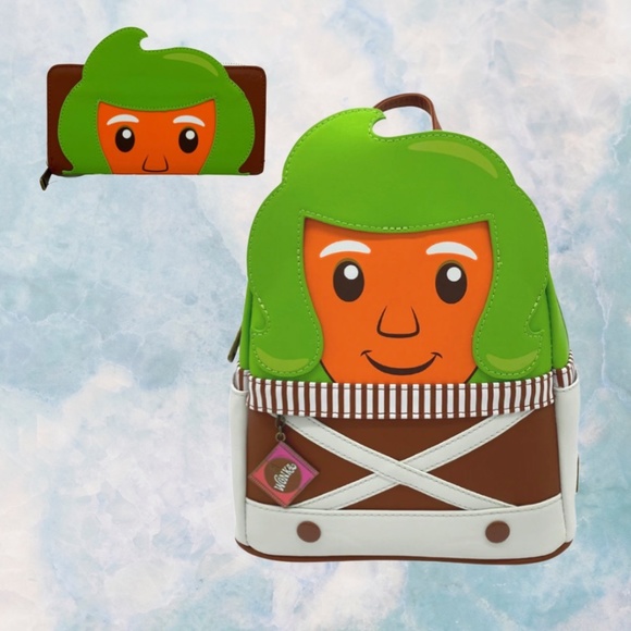 Loungefly‎ Willy Wonka Oompa Loompa Mini Backpack and Wallet main image 6